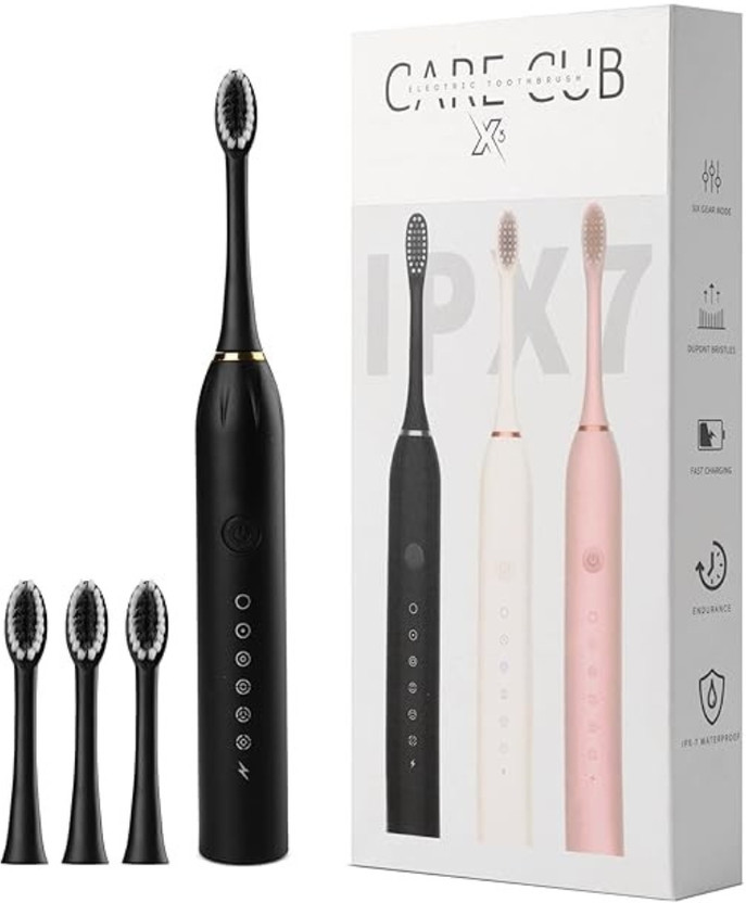 Ruvan Global Advanced Sonic Power Electric Toothbrush Soft Toothbrush(Pack of 4)