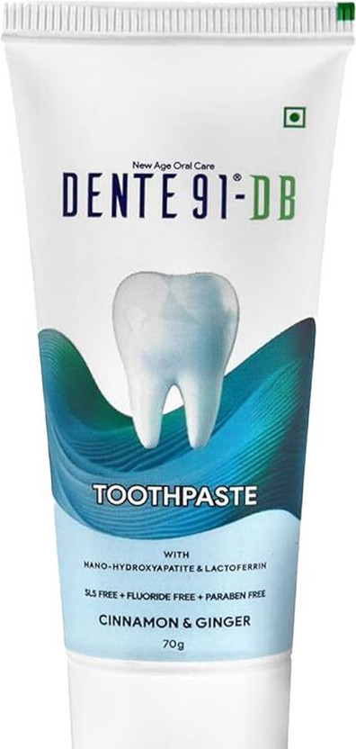 DENTE91 DB Toothpaste Sensitivity Relief, Repairs Cavities,Free from SLS & Fluoride Toothpaste(70 g)