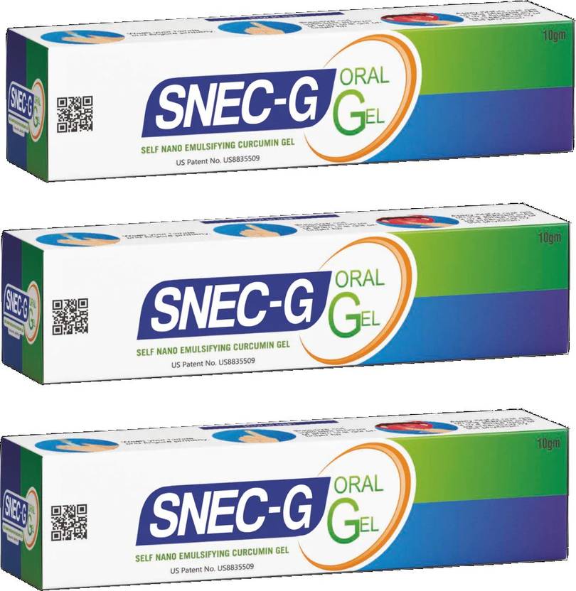 Snec ORAL GEL New Mouth Ulcer & relief from severe pain with Curcumin