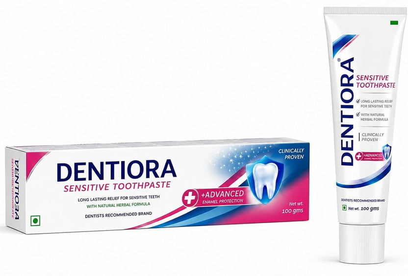 Dentiora Herbal Toothpaste for Sensitive Teeth | Fresh Breath & Healthy Gums Toothpaste(100 g)