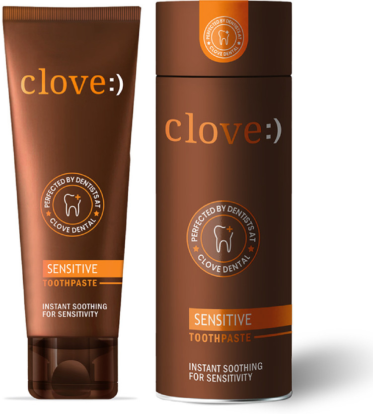 Clove Sensitive for Instant Sensitivity Relief, Everyday Protection, Dual Action Toothpaste(100 g)