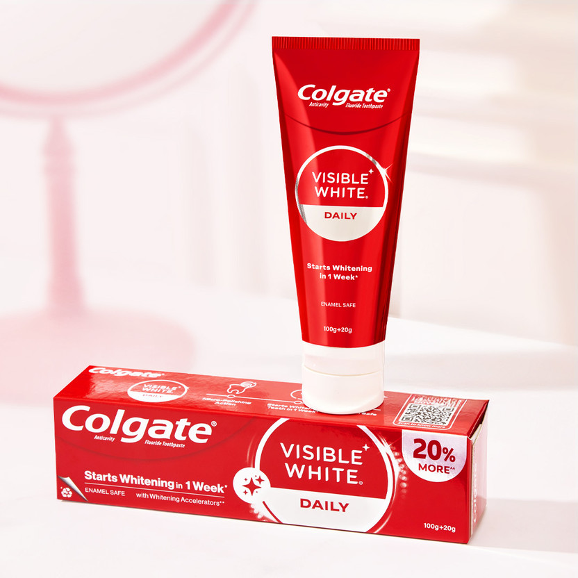 Colgate Colgate Visible White Teeth Whitening Toothpaste(120 g) - Flipkart Deal