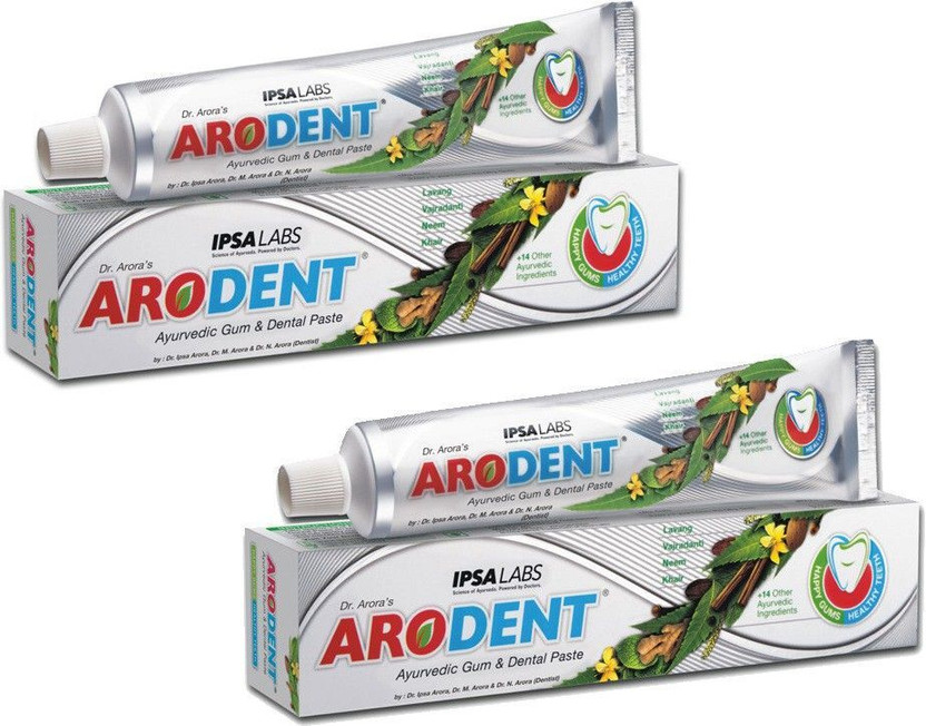 Arodent Ayurvedic Gum & Dental Paste 100gms (Pack of 2) Toothpaste(100 g, Pack of 2)