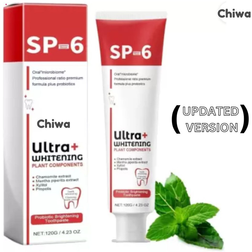CHIWA SP 6 Ultra Toothpaste: Daily Use Whitening for White Teeth Toothpaste(30 g)
