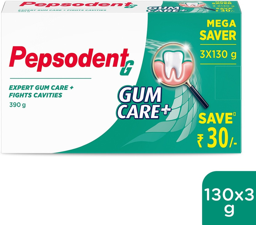 PEPSODENT Gum Care+ Expert Protection Toothpaste(390 g, Pack of 3)