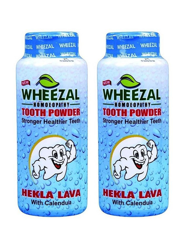 WHEEZAL WHEEZAL HEKLA LAVA TOOTH POWDER(200 g, Pack of 2) - Flipkart Deal