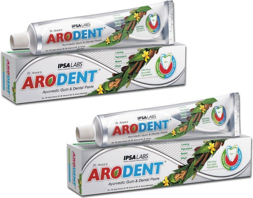 Arodent Ayurvedic Gum & Dental Paste 50gms (Pack of 2) Toothpaste(50 g, Pack of 2)