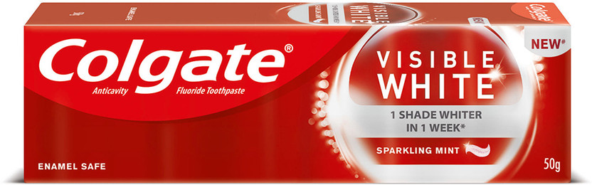Colgate Colgate Visible White Minty Fresh Toothpaste(50 g) - Flipkart Deal
