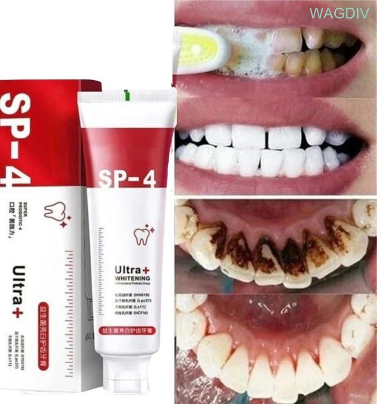 WAGDIV Buy SP4 Ultra Whitening Toothpaste – SP4 Toothpaste Online Toothpaste(30 g)