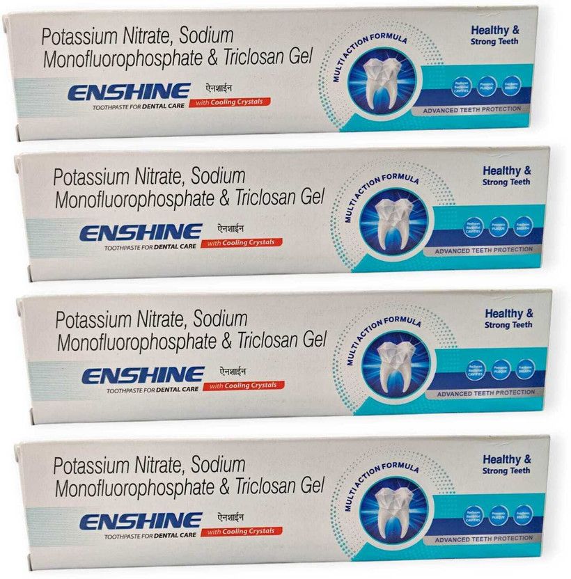 Volant ENSHINE TOOTHPASTE FOR DENTAL CARE Toothpaste(100 g, Pack of 4)
