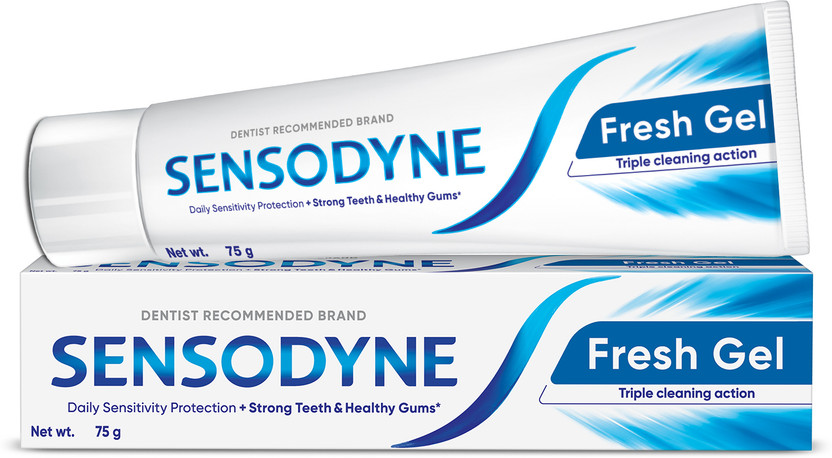 SENSODYNE SENSODYNE Fresh Gel Toothpaste for Max Freshness, Daily Sensitivity Protection Paste Toothpaste(75 g) - Flipkart Deal