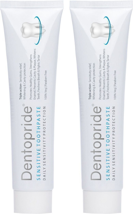 Dentopride Sensitive Toothpaste 100 gm | Paraben Free | Complete Protection Toothpaste(200 g, Pack of 2)