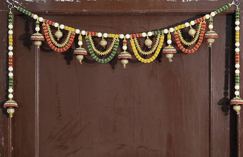 JH Gallery Handmade Plastic Beads Handmade Traditional Door Hanging Toran  (Handicrafts)