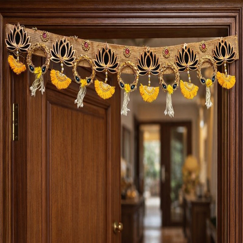 SellPlus SellPlus Floral Festival Door Hanging Bandhanwar Decorative Home Decor Pack of 1 Toran(Wooden) - Flipkart Deal