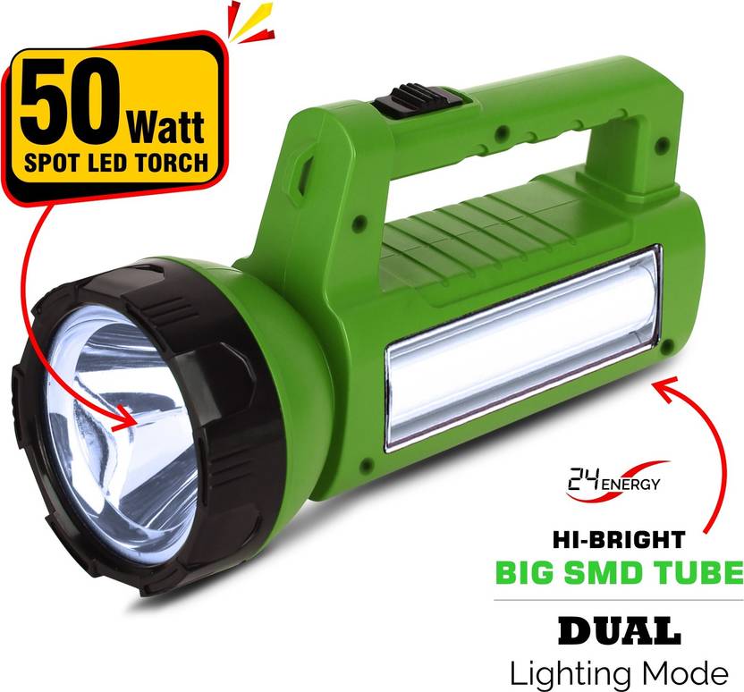 24 ENERGY HiBright (Torch + Tube) Long Range Rechargeable Emergency