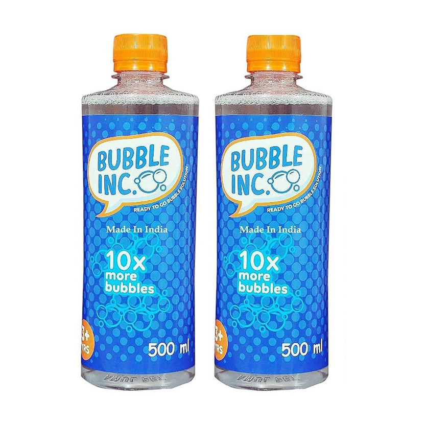 Magicwand Magicwand Bubble Gun Refill Liquid 1 Litre (Set of 2 (500 ml) Bottles)(Please Do Not Add Water,Use As Delivered) Toy Bubble Maker - Flipkart Deal