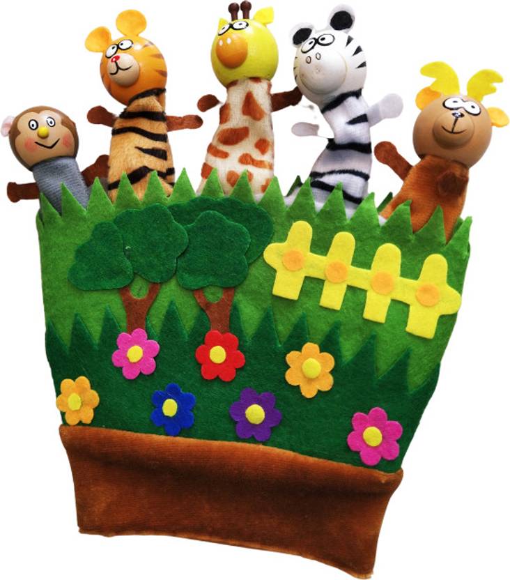 Toodles Family Hand Glove Puppet Storytelling Puppets for Kids Hand