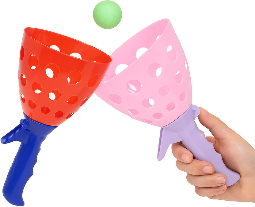 TOYTOPIO TOYTOPIO Click and Catch Game Set | Pop & Catch Toy with 2 Balls Outdoor Indoor Game Crazy Ball - Flipkart Deal