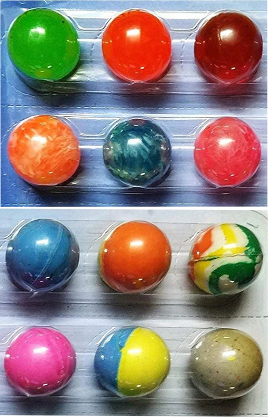 ShubhKraft Return Gift Item In Bulk | Colorful Jumping Balls / Crazy Bouncy Balls (12 Pcs) Handball