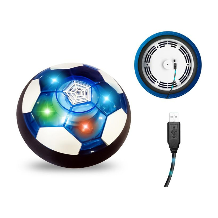 Sirius Toys USB Rechargeable Hover Football Indoor Float HoverBall Soccer Game -Colorful LED Hoverball