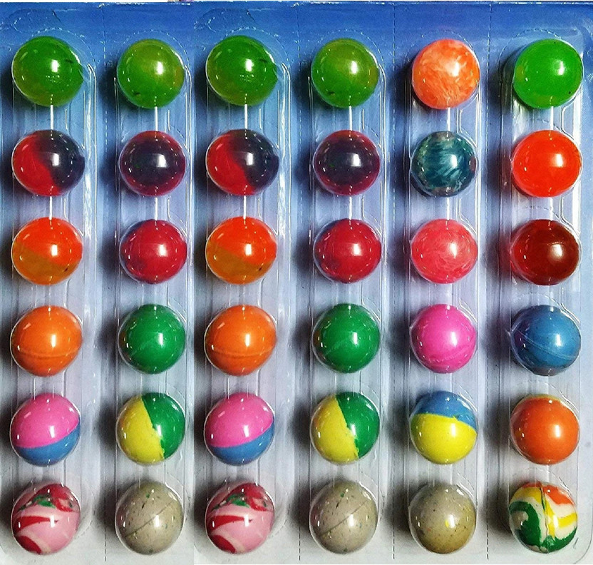 ShubhKraft Return Gift Item In Bulk | Multi Print Jumping Balls / Bouncing Balls (36 Pcs) Handball