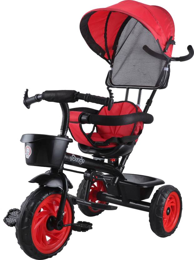 JoyRide Stroller Tricycle For Kids Trike Tricycle with Canopy for Kids BoysGirls Age Group 2