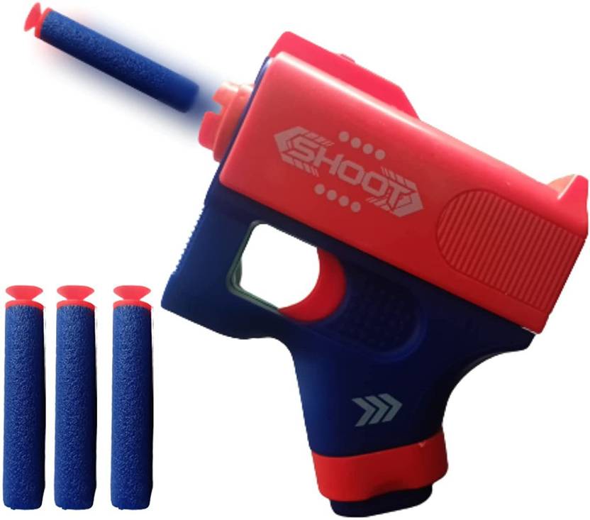 Xcillince Toys Mini Blaster Gun Toy with 3 Bullets Blaze Storm Manual