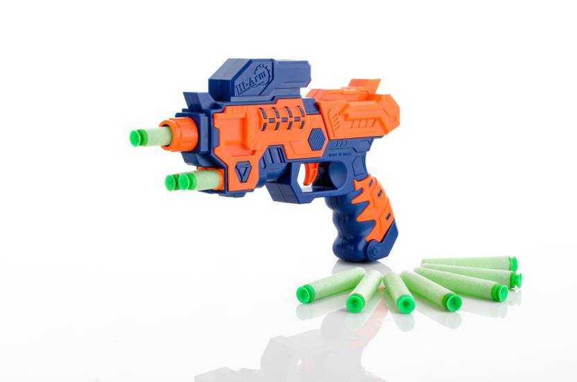 Aditi Toys Plastic Toy Gun for Kids, Soft Bullet Gun with 10 Soft Foam