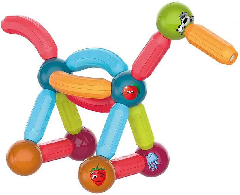 JP GLOBAL Diy Magnetic Sticks Balls Building Blocks Toys, Kids Montessori Toys(Green)