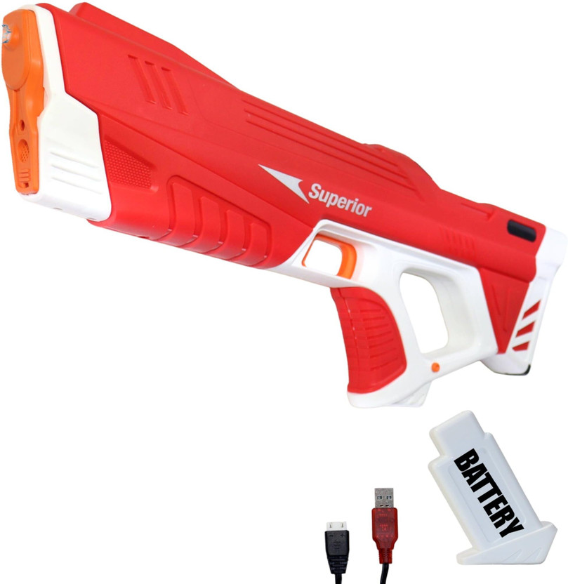 VikriDa Electric Water Gun with Auto Suction 39 Ft Long Range Holi Water Toy Water Gun(Multicolor)