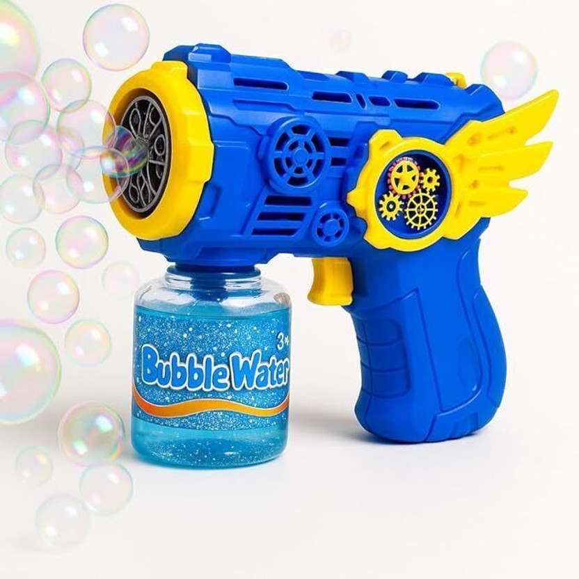 AWALS Bubble Gun With 100ml Solution Water Gun(Blue)