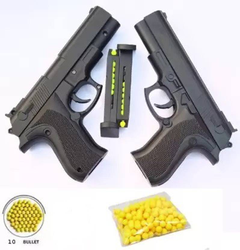 MADDYGROUP Black Mauser Gun With 6mm BB Bullets With Reloadable