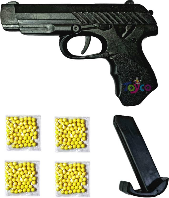 Toyco Mouser Pistol Toy Shooting Gun for Kids with ( 200 Plastic