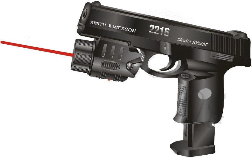 Cambly Laser Toy Gun - 2216 Mauser with Red Laser and 6mm BB Bullets |PUBG, Army Gun| Guns & Darts(Black)
