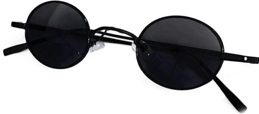 RVM Toys Anime Gojo Satoru Round Glasses Cosplay Jujutsu Kaisen Sunglasses Toy Maces & Swords(Black)