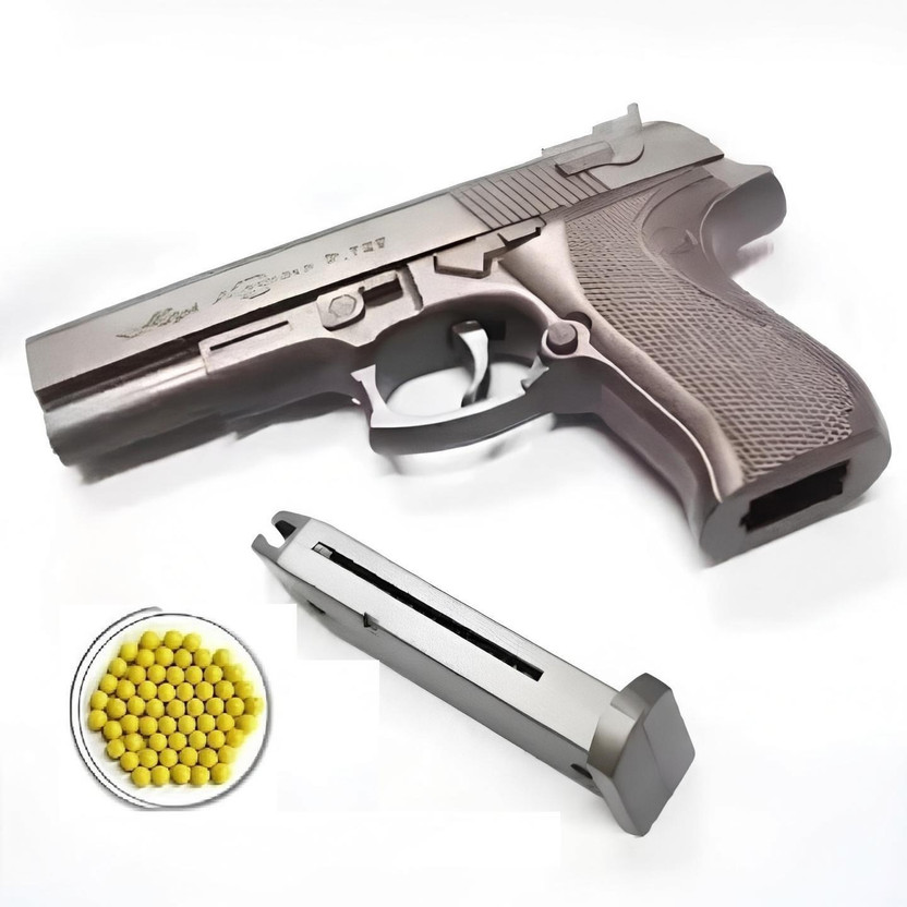 Cambly Plastic Air Sports Mauser Toy Gun with 60 Count 6mm BB Bullets for Kids Guns & Darts(Multicolor)