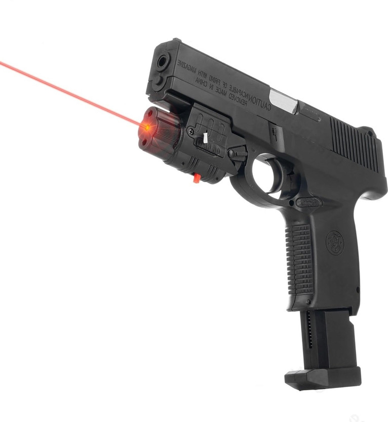 Cambly Laser Toy Mauser 2216 Gun with Red Laser and 6mm BB Bullets |PUBG, Army Gun| Guns & Darts(Black)
