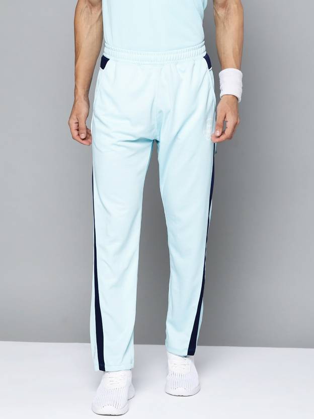 HRX by Hrithik Roshan Solid Men Blue Track Pants Buy HRX by Hrithik