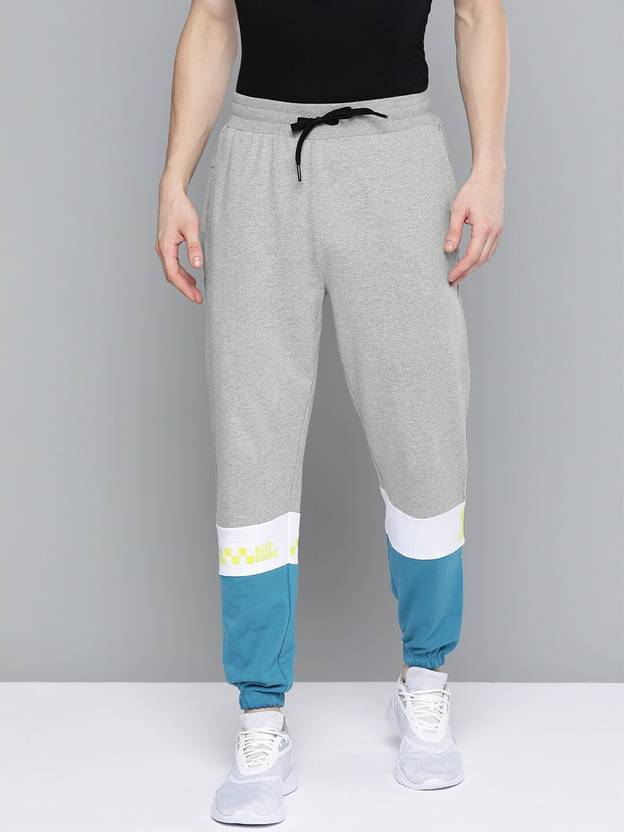 HRX by Hrithik Roshan Colorblock Men Grey Track Pants Buy HRX by