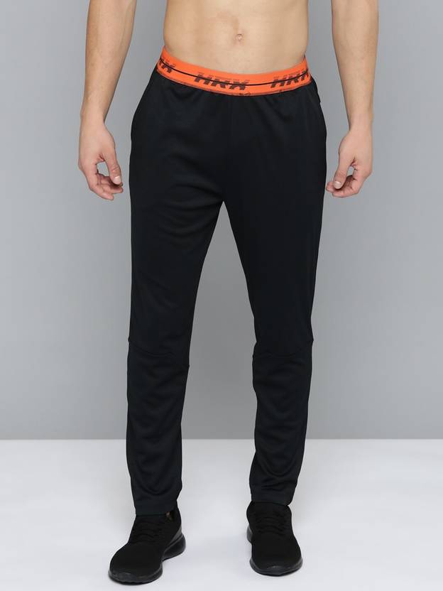 HRX by Hrithik Roshan Solid Men Black Track Pants Buy HRX by Hrithik