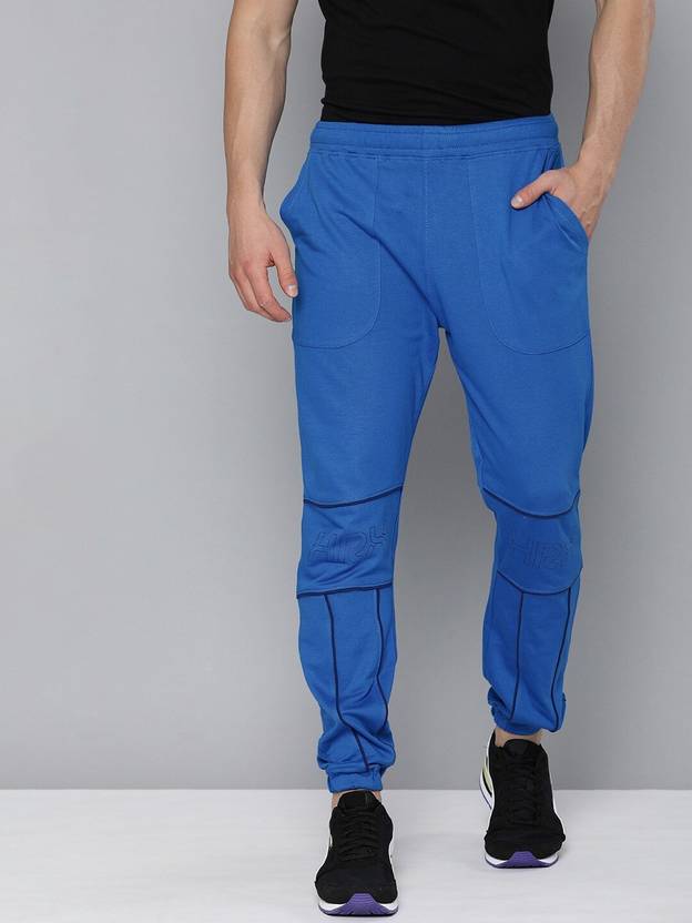 HRX by Hrithik Roshan Solid Men Blue Track Pants Buy HRX by Hrithik