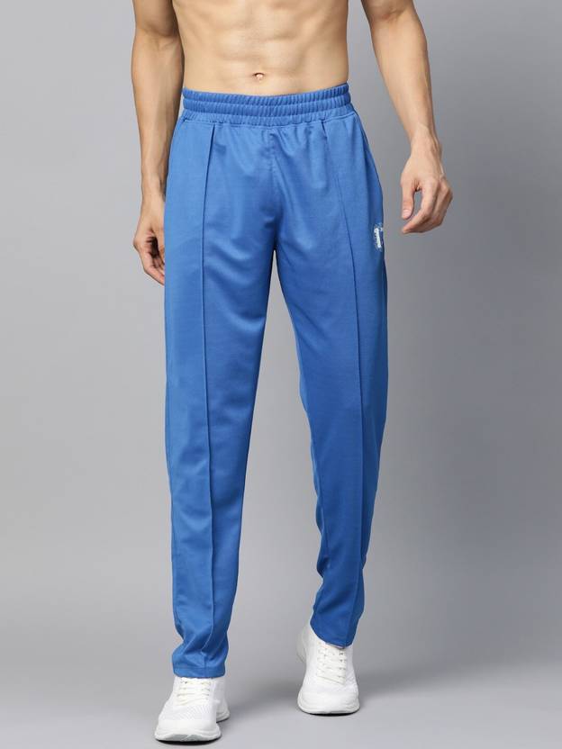 HRX by Hrithik Roshan Solid Men Blue Track Pants Buy HRX by Hrithik