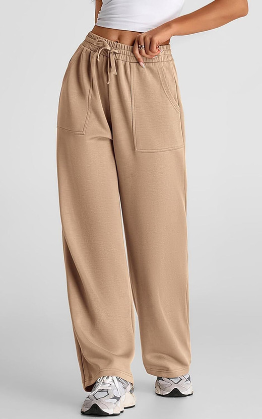 Q-Rious Q-Rious Solid Women Beige Track Pants - Flipkart Deal