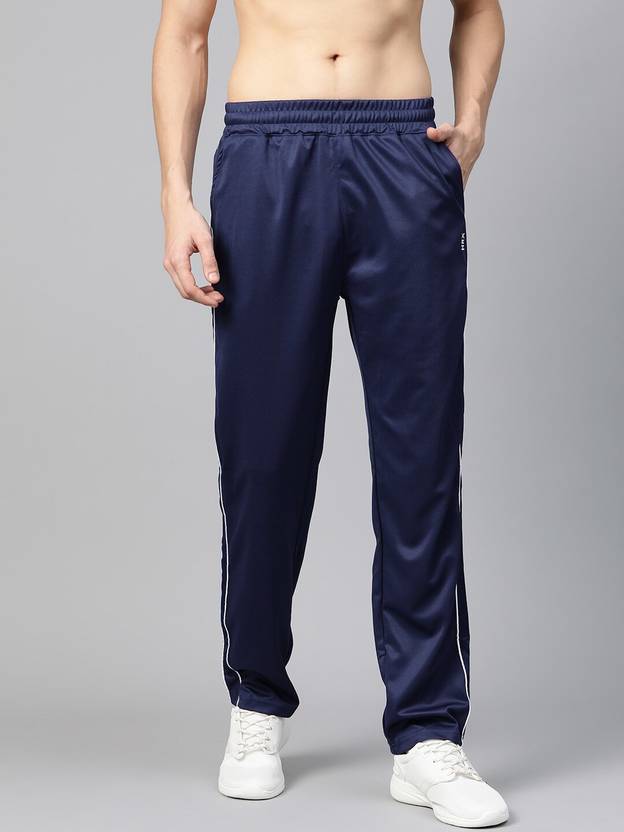 HRX by Hrithik Roshan Solid Men Blue Track Pants Buy HRX by Hrithik