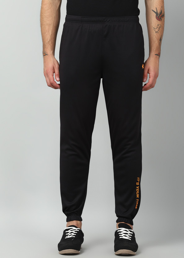 HRX by Hrithik Roshan Solid Men Black Track Pants
