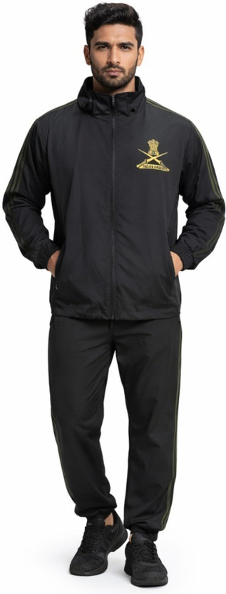 army apparel Solid Men & Women Track Suit