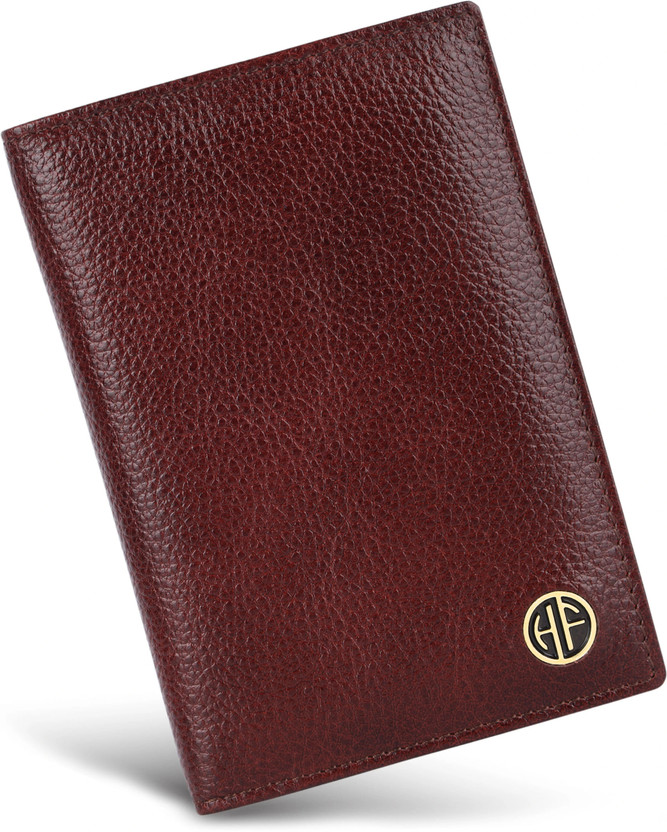 Hammonds Flycatcher Genuine Leather RFID Blocking Passport Holder Cover Case Travel Wallet(Brown)
