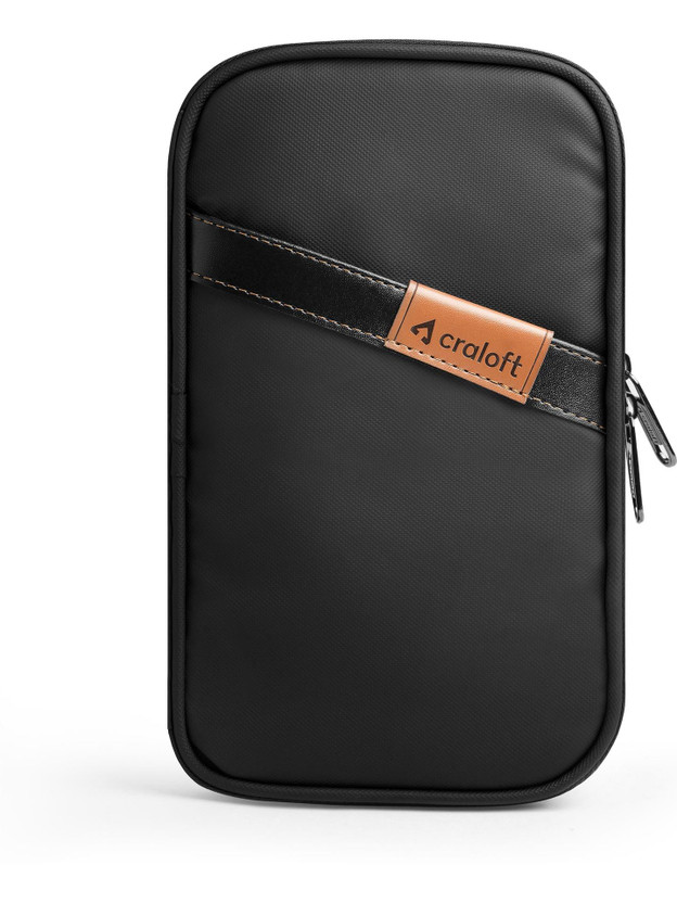 CRALOFT CRALOFT Polyester Passport Cover Bag Wallet for Travel Document, Card, Ticket Holder(Black) - Flipkart Deal