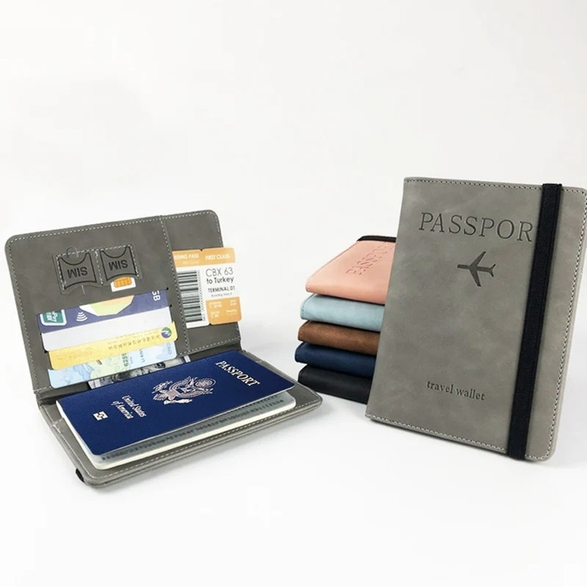 DIYAL Passport Cover,Passport Holder,Travel Essentials,Passport Holder For Men & women(Grey)