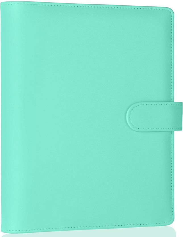 Rishav handicraft Notebook Cover for Cash Organizer, PU Leather Aesthetic Photocard Holder(Green)